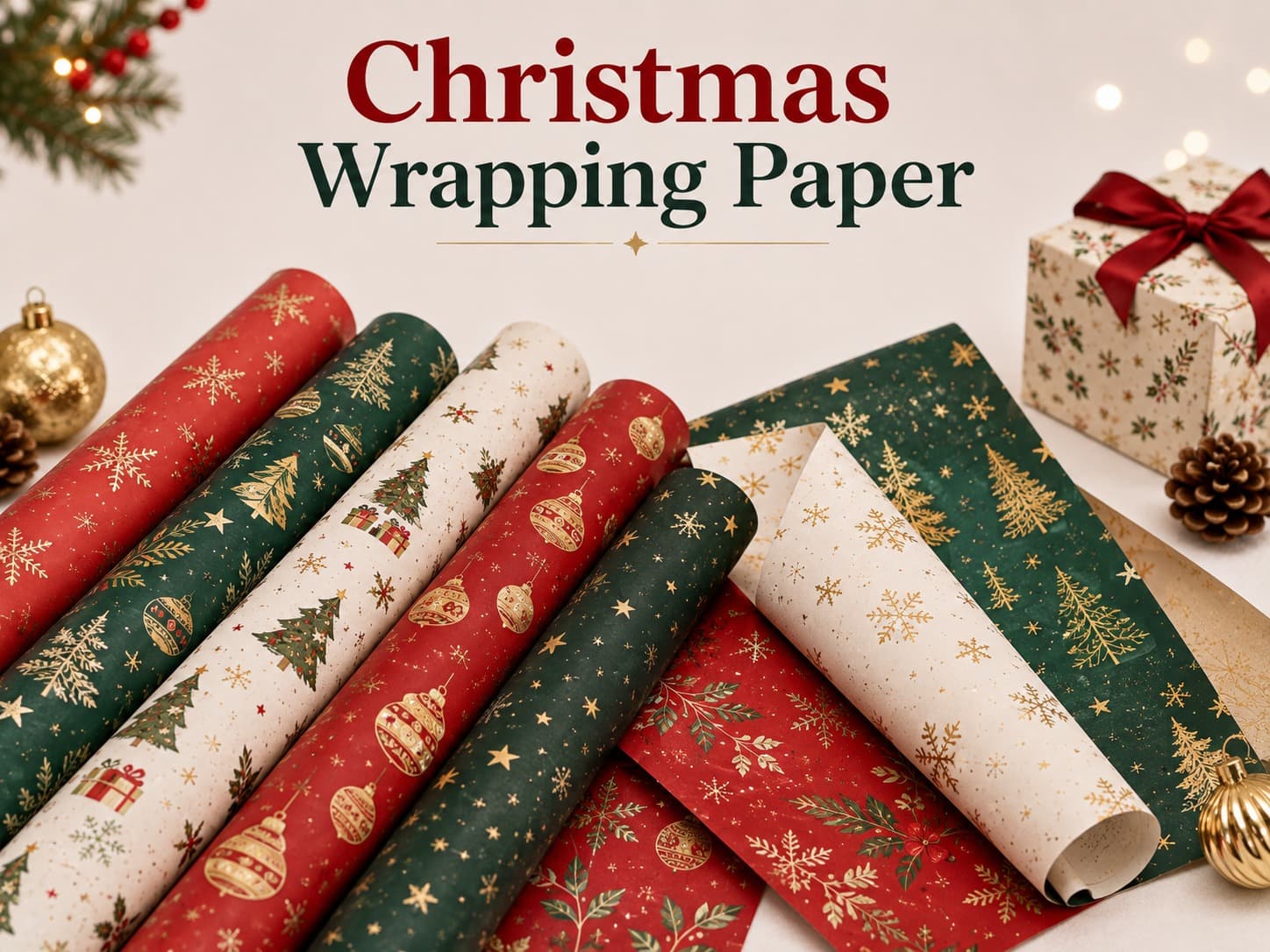 Custom Christmas Wrapping Paper — view 1